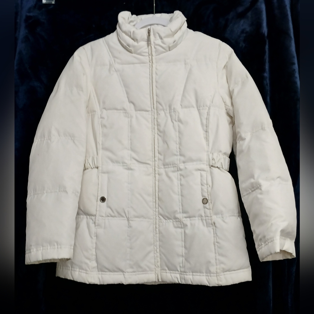 Faded Glory Cream Puffer Jacket